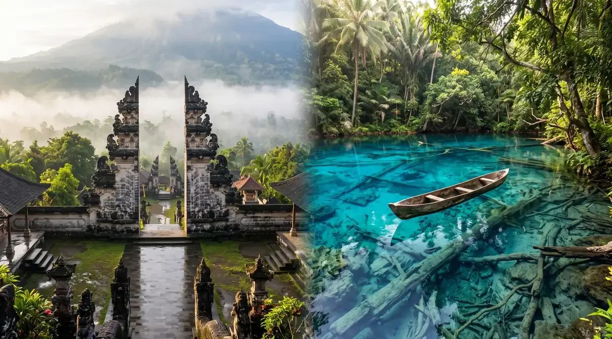 Ruta de 15 Días en Bali y Luwuk Banggai (7+7 Días): De los Templos al Cristal de Paisu Pok